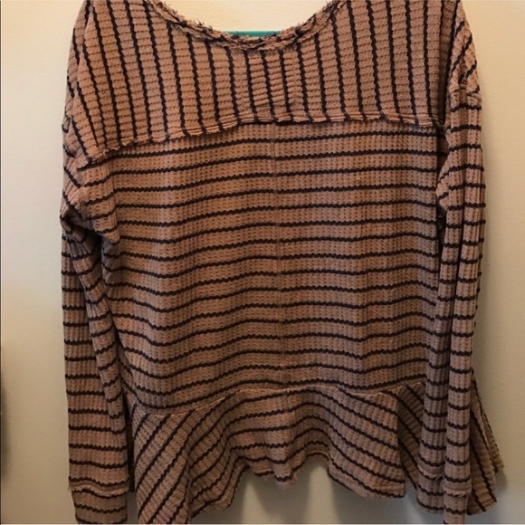 Free People thermal peplum top - Picture 3 of 4